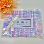 手織りコースター【ピンクパープル】