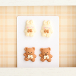 ベビうさ🐰くま🧸ピアス/イヤリング うさぎ.くま