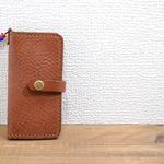 イタリア GB.Leathers社「ボラナタ」iPhone6ケース ブラウン 手帳型