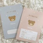 母子手帳カバー お薬手帳カバー くまさん