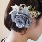 Wedding* VIntage BLue Flower Head Dress