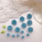 ハンドメイド パーツ    材料  薔薇  10
