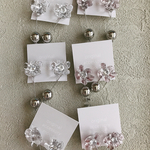 【nuance purple】ジルコニア  flower pierce / earring