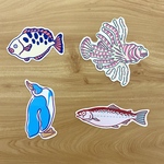 【すいぞくかんの思い出シリーズ】生き物4点セット
