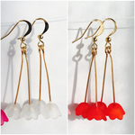 【2個セット訳あり】ゆらゆらすずらんピアス
