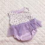 【SALE】リバティ チュールロンパース 80cm