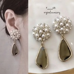 New パールビジューチャームピアス
