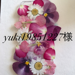 iPhone押し花ケースカバー