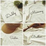 ☺︎4枚セット☺︎マタニティフォト用Tシャツ