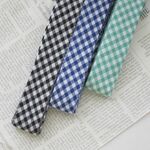 チェック柄のバイアステープ（幅約18mm）3色セット