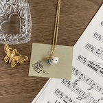 SALE◇白くまとビジューネックレス