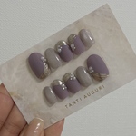 ネイルチップ　マットネイル　ミラーネイル