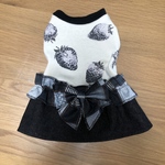 犬服　ブラックベリーワンピ　完成品