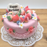 🍓🫐🌹ミニバラといちご畑の小物入れ　15