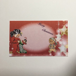 クリスマス　メッセージカード♡名刺サイズ　厚手☆10枚入り♡