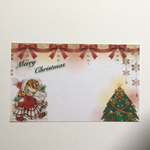 クリスマス　メッセージカード♡名刺サイズ　厚手☆10枚入り♡