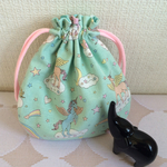 まん丸ミニ巾着（ユニコーン）