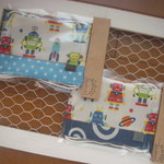 子供用マスク*2枚セット★ロボット/星＆唐草