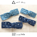 送料込＊BABY△マークデニムヘアバンド