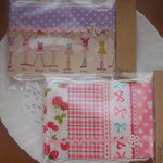 子供用マスク*2枚セット★バレエレッスン/リボン＆いちご