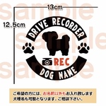 マルチーズ 可愛いステッカー名前入れ無料 丸型 給油口 ドライブレコーダーステッカー ドラレコ 丸型 可愛いステッカー 犬 給油口 ステッカー リアガラス 車
