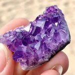 アメジスト クラスター(Amethyst Cluster) ◆濃い目◆S00084 天然無研磨