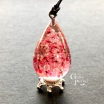 花雫【紅葉】　ネックレス/ペンダント　レジンアクセサリー
