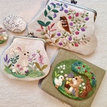 【h360312さまオーダー品】リネンと刺繍の5点セット