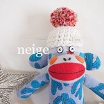 neigeソックモンキー  カラフルサボさん　ジャガーさん似１号