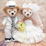 ダッフィー＆シェリーメイ ブーケ ウエディングコスチューム No.102 本体無 Sサイズ用