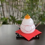 ガラスの鏡餅【大】
