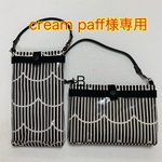 cream paff様専用　スマホポーチ 透明ポケット 