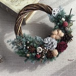  * Tree nuts  Christmas wreath  II * クリスマス リース  ギフト