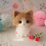【whitechoco03様専用ページです】ノルウェージャンフォレストキャット  猫   羊毛フェルトハンドメイド