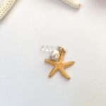 イヤホンジャック♡ヒトデ＊コットンパール☆☆スマホピアス