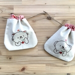 いい感じの巾着  2コセット