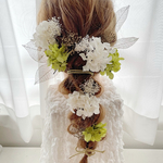 新作　ウェディング　結婚式　成人式　ドライフラワー
