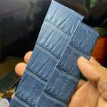 【専用ページ】高級クロコダイル使用ワニレザー ベルト Ｘ2　パッドなし　総手縫い製作