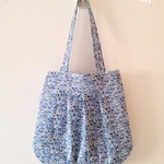 グラニーbag・Lサイズ(ジェニーズリボンズ・ネイビー）