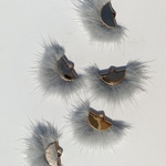 【2pcs lightgray #27-3】smallファータッセル