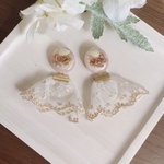 秋色の2wayピアス、イヤリング#°
