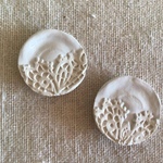 【お客様専用ページ】植木鉢とお皿（レース柄、白）