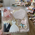 即日発送可＊数量限定＊結婚祝いに＊ウェディングアイシングクッキー