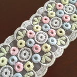 パステル刺繍♡アンティークリボン