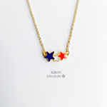 tricolore スター ネックレス