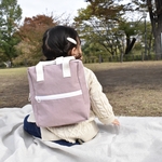 キッズリュック　スクエア・smoky pink・