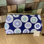 やりくり仕分けポケット付　ダブルオープンがま口