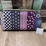 やりくり仕分けポケット付　ダブルオープンがま口