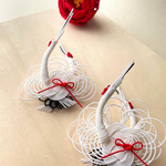 knot  夫婦鶴　- crane - 