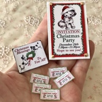 クリスマスパーティーのお知らせボード＆サインプレート＆招待状のセット＊ワンちゃん